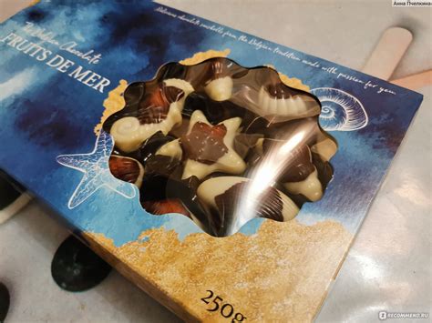 Конфеты Baronie Belgium nv Fruits de mer - «Весьма посредственные ...
