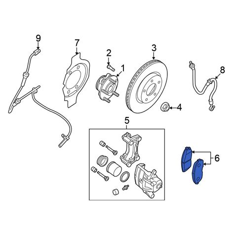 Nissan Oe D Ta A Front Disc Brake Pad Set