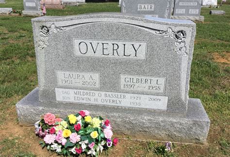 laura anna horst overly   find  grave memorial