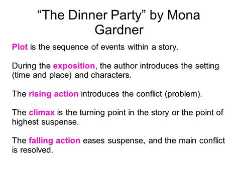 The Dinner Party By Mona Gardner Slidesharetrick