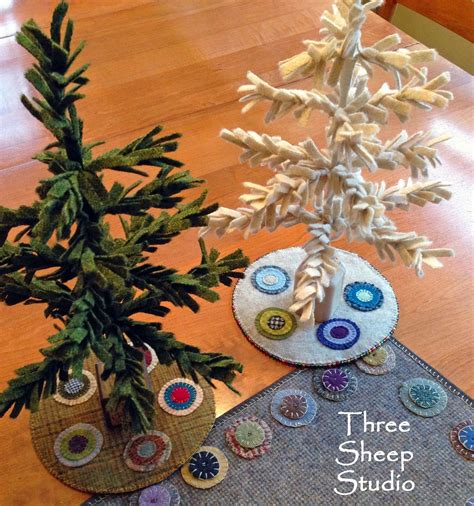 Wool Feather Trees Feather Tree Wool Crafts Wool Felt Projects