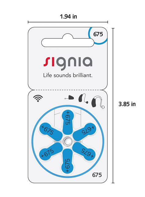 Siemens Signia Hearing Aid Batteries Mf Pack Of Batteries Off