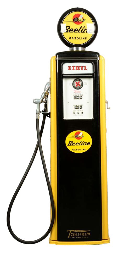 Tall Tokheim Model 39 Gas Pump Restored