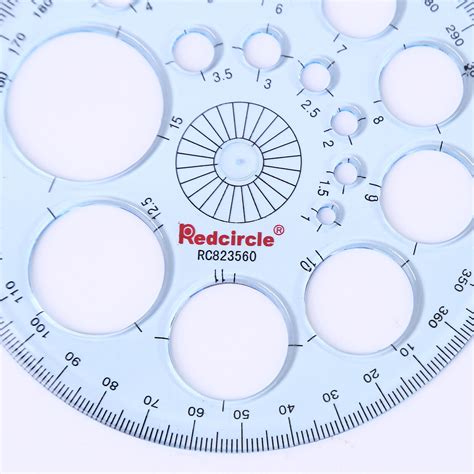 Geometric Template Measuring Ruler Circles Drawing Shape Stencils 1