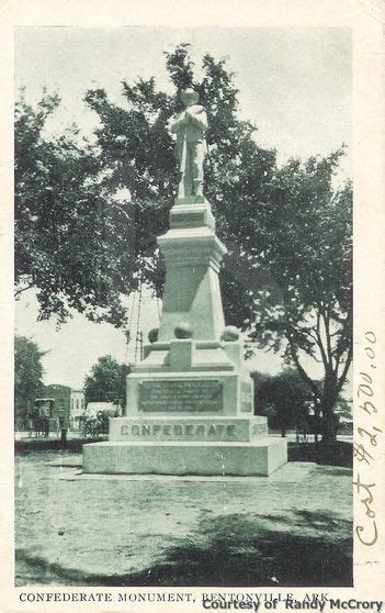 Confederate Statue Dedication Vintage Bentonville