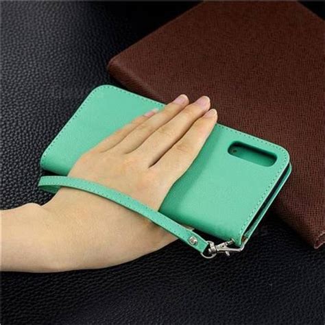 Classic Luxury Litchi Leather Phone Wallet Case For Samsung Galaxy A70