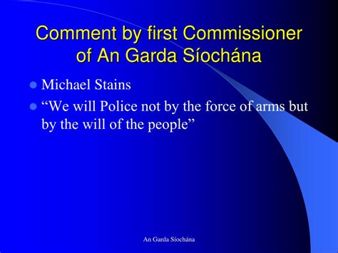 Ppt History Of An Garda S Och Na Powerpoint Presentation Free