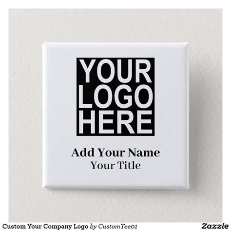 Custom Your Company Logo Button