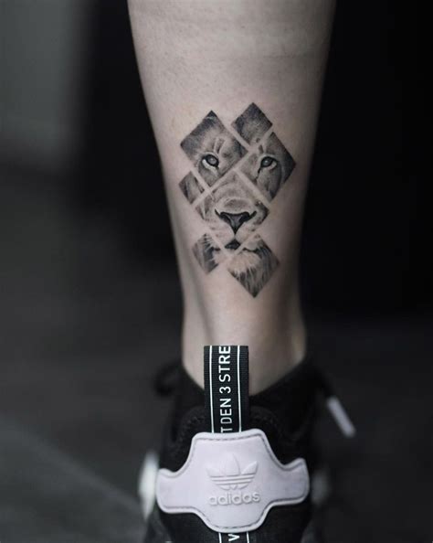 Pin By Autumn Jacunski On Tattoos Geometric Lion Tattoo Lion Tattoo