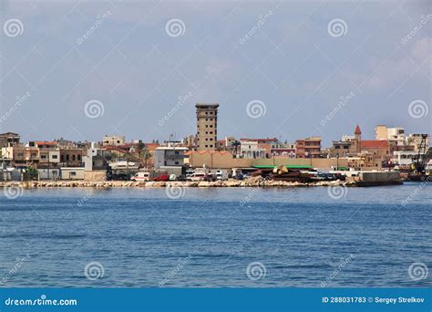 Tyre / Lebanon - 03 Jan 2018. the Waterfront of Tyre, Lebanon Editorial ...