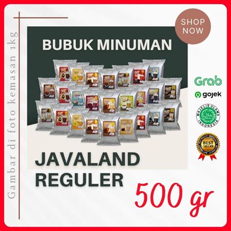 Bubuk Minuman Rasa Javaland Reguler Kemasan Repack Gram Lazada