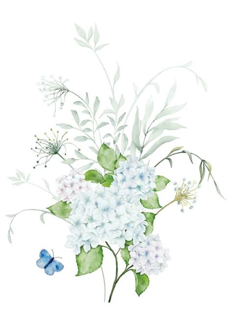 Watercolor Floral Branch Elements 35992477 Vector Art At Vecteezy