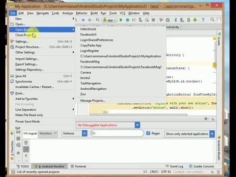 How To Delete Project In Android Studio Youtube