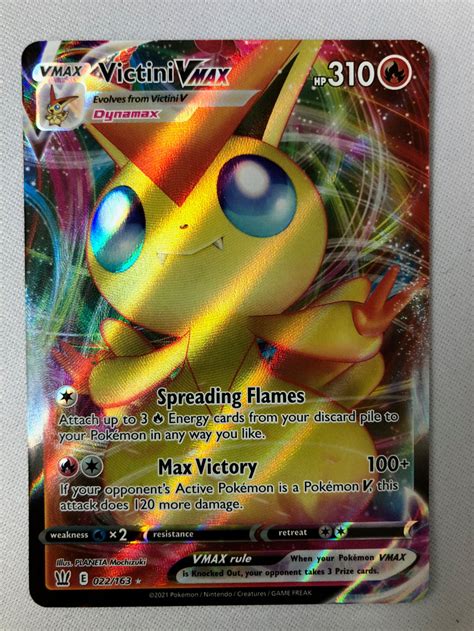 Victini Vmax 022163 Battle Styles Full Art Ultra Rare Pokemon Card Mi