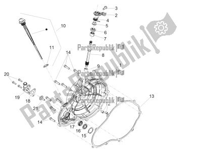 Clutch Cover Spare Parts For Aprilia Tuono 660 Apac From 2022