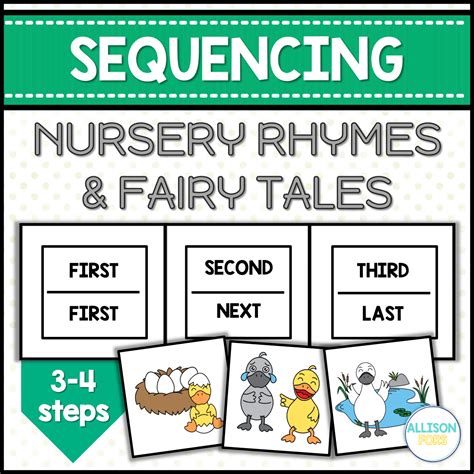 Sequencing Stories with Nursery Rhymes and Fairy Tales Speech Therapy ...