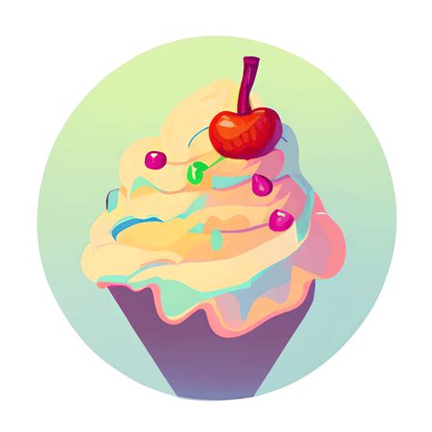 Ice Cream Sundae Graphic · Creative Fabrica