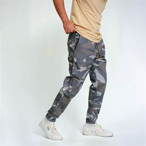 Dark Brown Camo Cargo Pants | Stylish and Functional – LEKSI