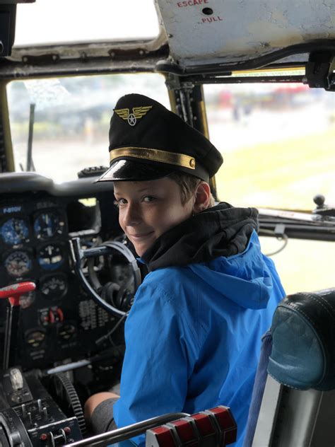 My youngest son onboard a airbus Super Guppy : r/pics