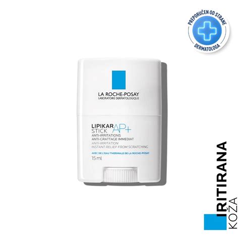 La Roche-Posay LIPIKAR Stick AP+ protiv Iritacija i Svraba 15 mL ...