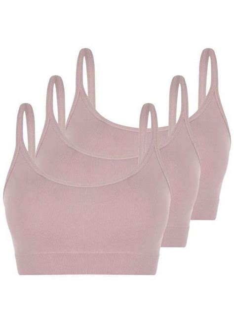 Kit 3 Tops Sem Aro E Sem Bojo Loba 41018 001 Nude Meias Sao Jorge