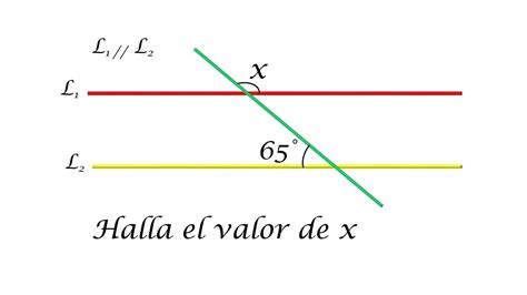 Ngulos Formados Por Dos Paralelas Y Una Secante Youtube