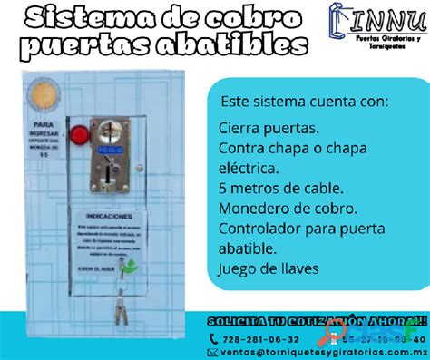 Sistema De Cobro Puertas Abatibles En Lerma Clasf Servicios