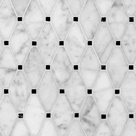 Dolomite Skyfall Clipped Diamond Marble Mosaic Artofit