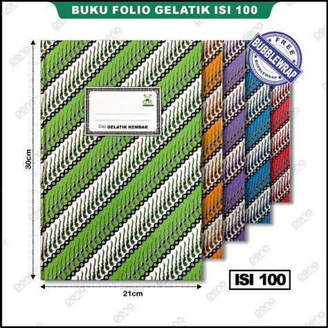 Jual Buku Folio Gelatik Isi 100 Shopee Indonesia