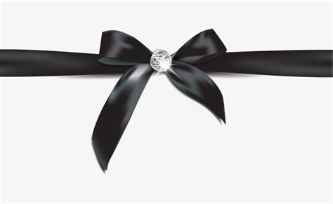 Black Ribbon Bow PNG Transparent Black Ribbon Bow.PNG Images. | PlusPNG