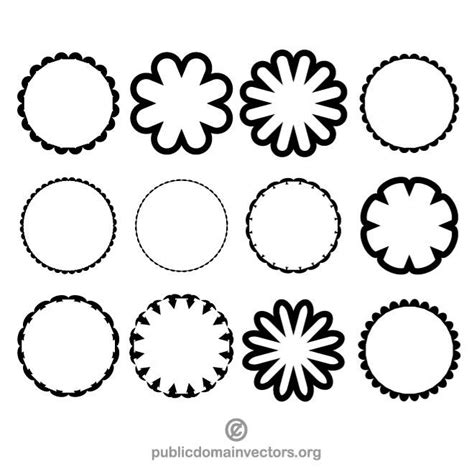 Round shapes Royalty Free Stock SVG Vector and Clip Art - Worksheets ...