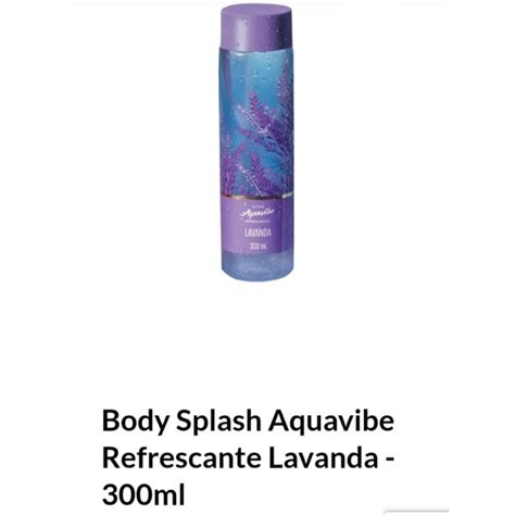 Body Splash Aquavibe Refrescante Lavanda Ml Shopee Brasil