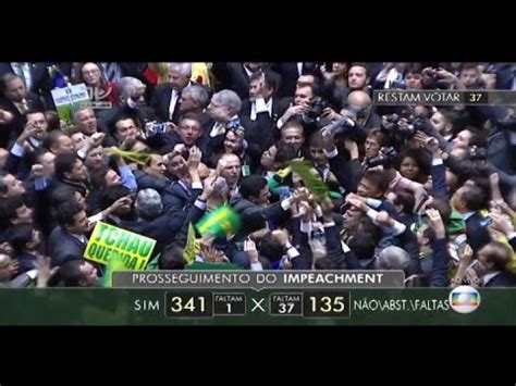 Camara Dos Deputados Aprova Impeachment Do Mandato De Dilma Rousseff