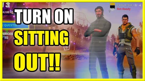 How To Sit Out In Fortnite And Still Remain In Friends Lobby Easy Method