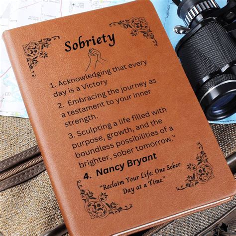 Personalized Sobriety Definition Journal for Alcoholic Anonymous