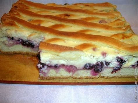 Дрожжевой пирог с ягодами Зимнее танго, рецепты с фото