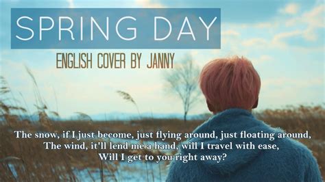 Bts Spring Day English Cover By Janny Youtube