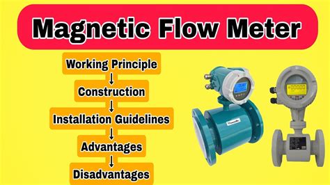 Mag Flow Meter Working Principle Magnetic Flow Meter Working Youtube