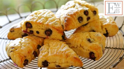 Flakey Lemon Blueberry Scones Youtube