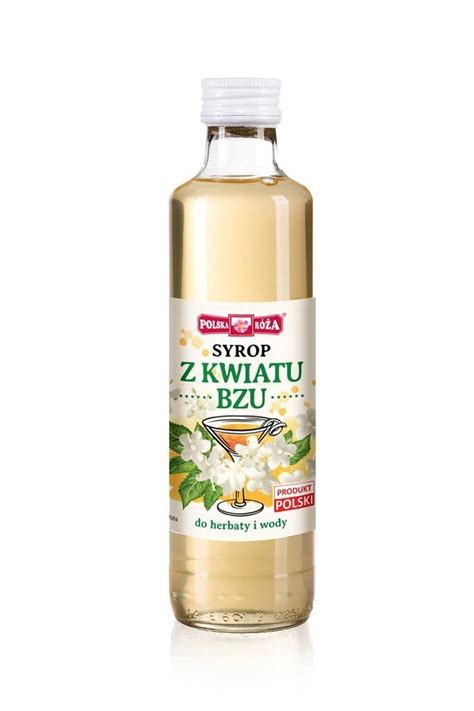 Syrop z kwiatu bzu 250ml Polska Róża 12676334396 Allegro pl