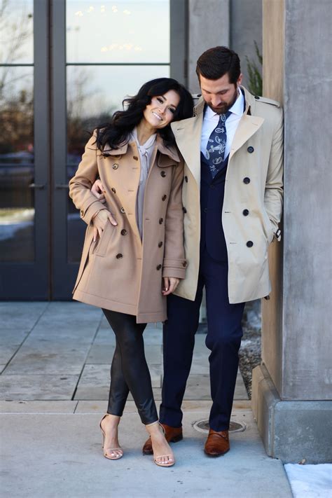 His And Hers Burberry Essentials Darling Be Daring Couple Outfits Matching Couple Outfits