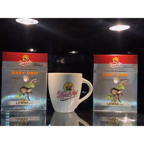 Jual Kapal Api Easy Drip Luwak Blend Toraja Peaberry Flores Manggarai