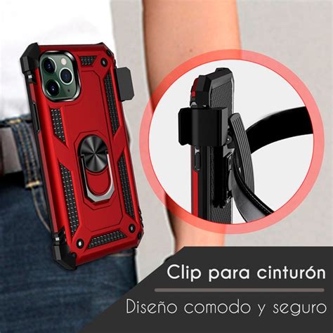 Funda Samsung Galaxy Case Uso Rudo Anillo Stand Con Clip Meses Sin