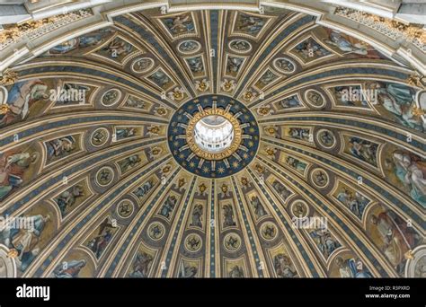 Italy Rome Vatican City St Peters Basilica Dome Basilica Papale