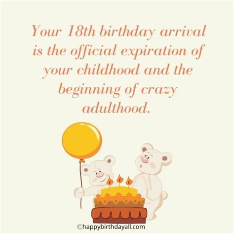 Happy 18th Birthday Quotes For Friends