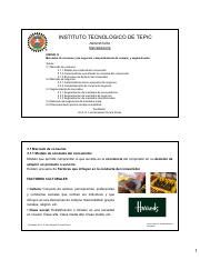 CONTENIDO UNIDAD 3 Pdf INSTITUTO TECNOLOGICO DE TEPIC ASIGNATURA