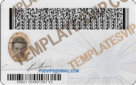 Virginia Va Drivers License Psd Template Download Templates