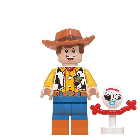 Woody Forky Lego Story 4 Minifigure Block Toys