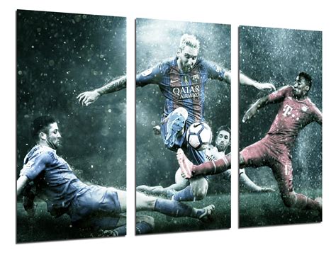 Set Cuadros Futbol, Messi, Lionel Messi, Barcelona, Argentina, El