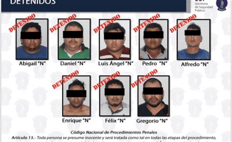 Capturan A 9 Presuntos Miembros Del Cjng En Tabasco